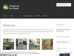Sites similar to maquinariasanmiguel.com