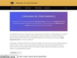 Sites similar to maquinasdecoserbaratas.net