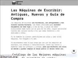 Sites similar to maquinasdeescribir.net