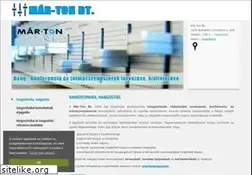 Sites similar to mar-ton.hu