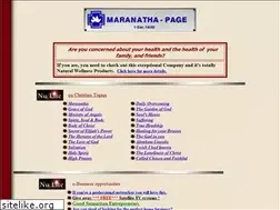Sites similar to maranatha-page.com