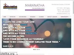Sites similar to maranathacrc.org