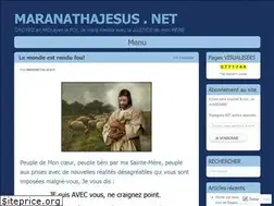 Sites similar to maranathajesus.net
