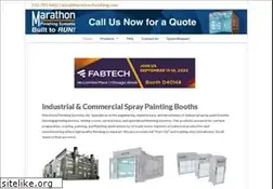 Sites similar to marathonspraybooths.com