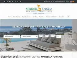 Sites similar to marbellaforsale.com