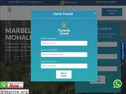 Sites similar to marbellagrand-mohali.in