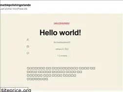 Sites similar to marblepolishingoforlando.com