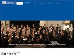 Sites similar to marburger-bachchor.de