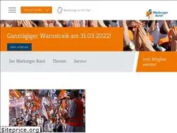 Sites similar to marburger-bund.de