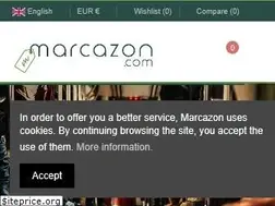 Sites similar to marcazon.com