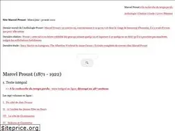 Sites similar to marcel-proust.com