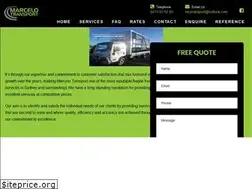 Sites similar to marcelotransport.com.au