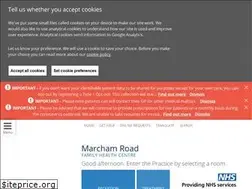 Sites similar to marchamroadhealthcentre.co.uk