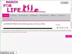 Sites similar to marchepourlavie.be