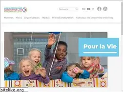 Sites similar to marchepourlavie.ch