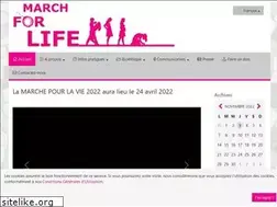Sites similar to marchforlife.be