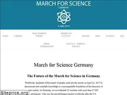 Sites similar to marchforscience.de