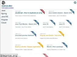 Sites similar to marco.dev