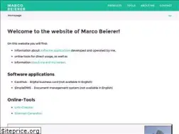 Sites similar to marcobeierer.com