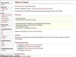 Sites similar to marcocuturi.net