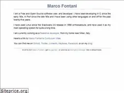 Sites similar to marcofontani.it