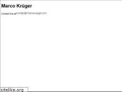 Sites similar to marcokrueger.com