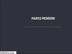 Sites similar to marcomengoni.it