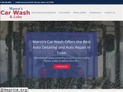 Sites similar to marcoscarwash.com
