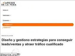 Sites similar to marcosdelavega.com