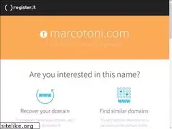 Sites similar to marcotoni.com
