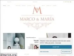 Sites similar to marcoymaria.com