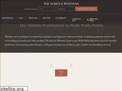 Sites similar to marcuswhitmanhotel.com