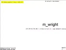 Sites similar to marcwright.de