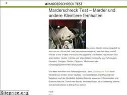 Sites similar to marderschrecktest.com