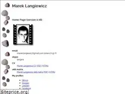 Sites similar to mareklangiewicz.pl