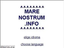 Sites similar to marenostrum.info