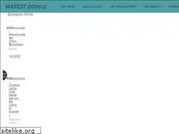 Sites similar to marestediteur.com