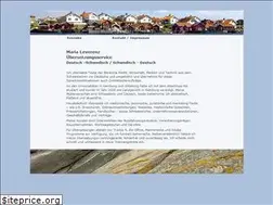 Sites similar to maria-leverenz.de
