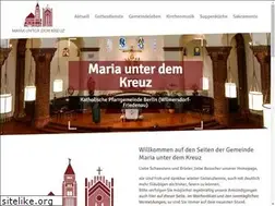 Sites similar to maria-unter-dem-kreuz.de