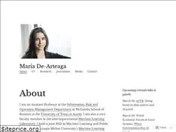 Sites similar to mariadearteaga.com