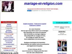 Sites similar to mariage-et-religion.com
