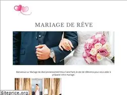 Sites similar to mariagedereve.fr