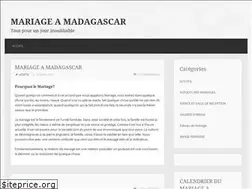 Sites similar to mariagemadagascar.wordpress.com