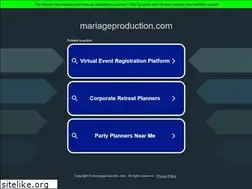 Sites similar to mariageproduction.com