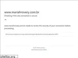 Sites similar to mariahrovery.com.br