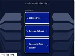 Sites similar to mariam-webster.com