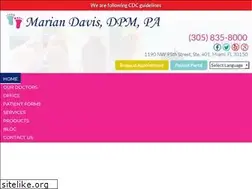 Sites similar to marianfootcare.com
