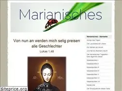 Sites similar to marianisches.de