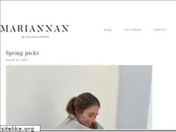 Sites similar to mariannan.com