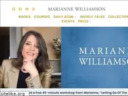 Sites similar to mariannewilliamson.com